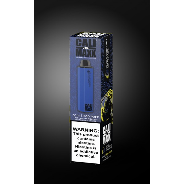 Cali MAXX Disposable 1600 puffs - Blue Raspberry L...