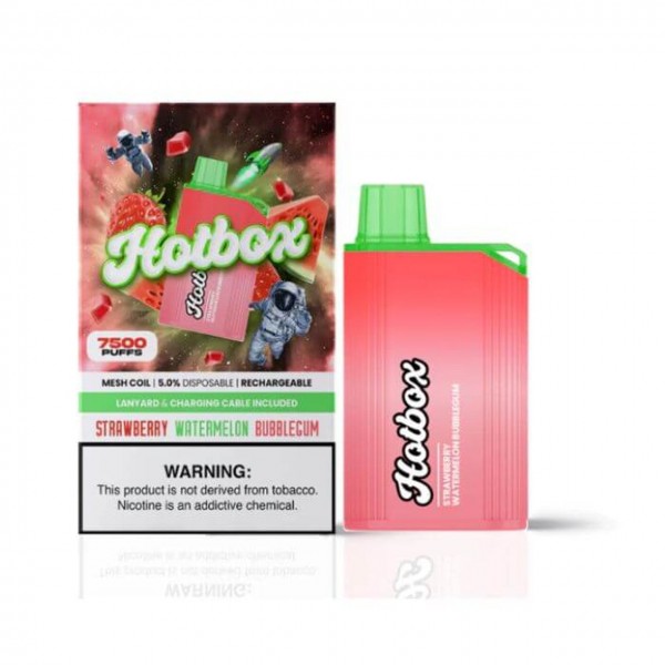 Hotbox Disposables [7500 Puffs] - Strawberry Water...