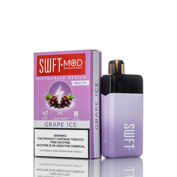 SWFT Mod Disposable Device [5000 puffs] - Grape Ic...