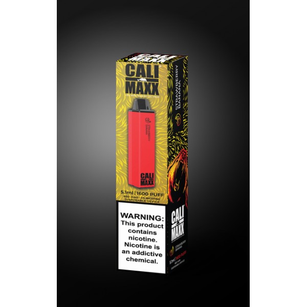 Cali MAXX Disposable 1600 puffs - Strawberry Banan...