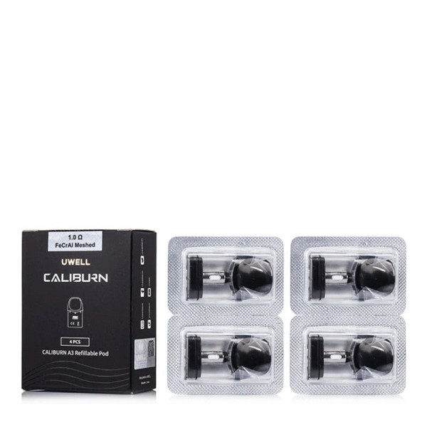 Uwell Caliburn A3 Replacement Pods 1.0ohm [4pk]