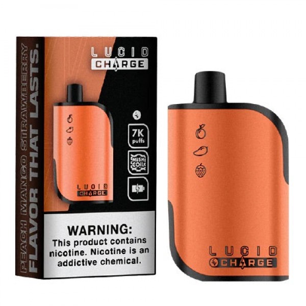 Lucid Charge Disposable [7000 puffs] - Peach Mango...