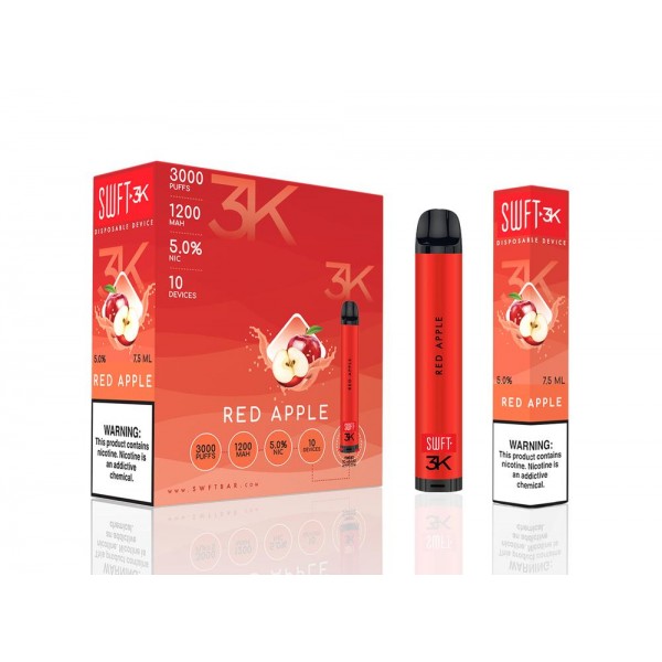 SWFT 3K disposable - Red Apple - 3000 puffs [clearance]