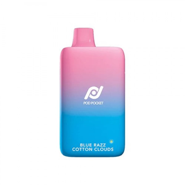 Pod Pocket Disposables [7500 Puffs] - Blue Razz Co...