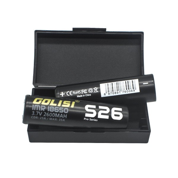 Golisi S26 - 18650 - 2600mAh Pro Series Batteries