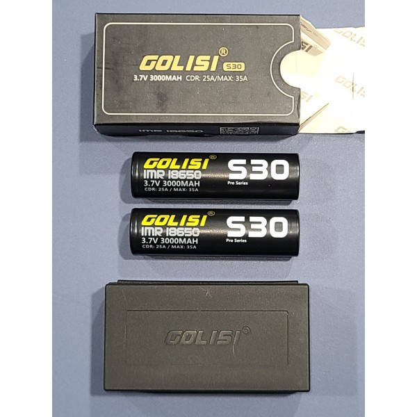 Golisi S30 - 18650 - 3000mAh Pro Series Batteries