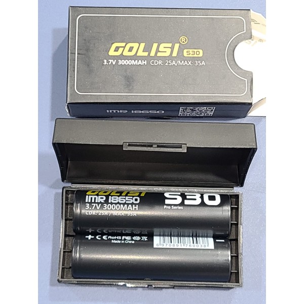 Golisi S30 - 18650 - 3000mAh Pro Series Batteries