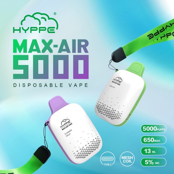 Hyppe Max Air 5k Disposables [5000 puffs] - Lush Ice