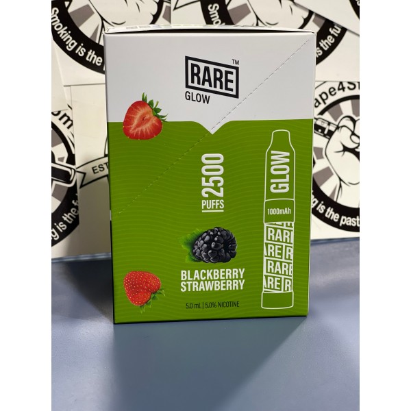 Rare Glow - 2500 Puffs - Blackberry Strawberry