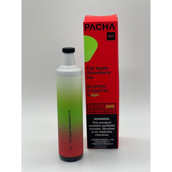 Pacha Syn Disposables by Pachamama - Fuji Apple Strawberry Ice [3000 puffs]