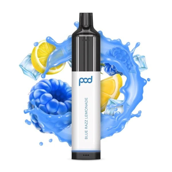 Pod 5500 V2 Disposables [5500 Puffs] - Blue Razz L...