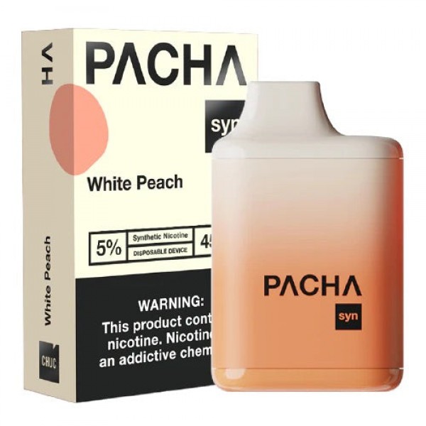 Pacha Syn Disposable by Pachamama - White Peach [4...