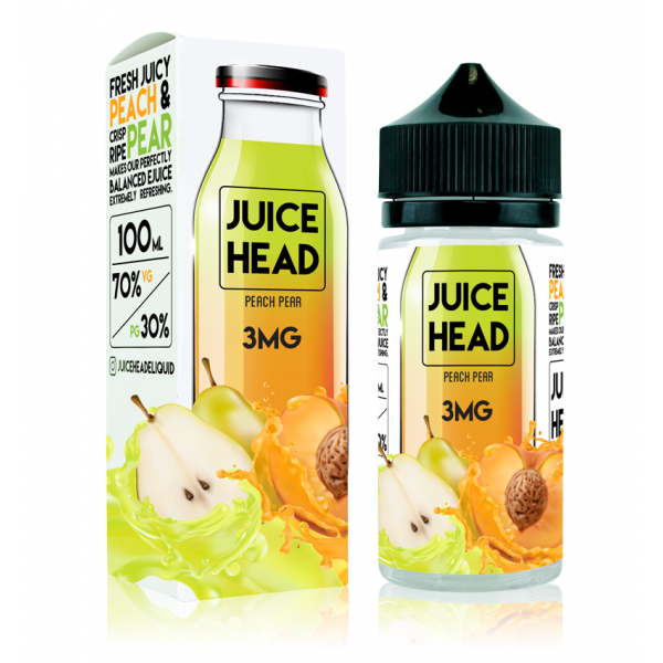 Juice Head 100ml - Peach Pear