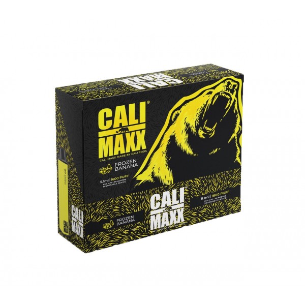 Cali MAXX Disposable 1600 puffs - Frozen Banana