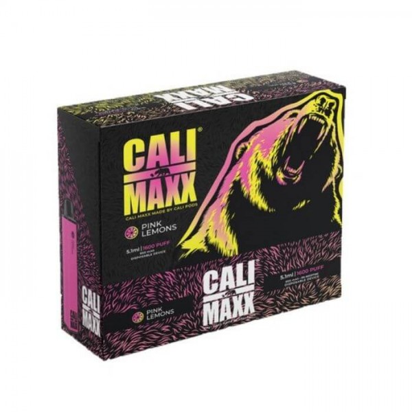 Cali MAXX Disposable 1600 puffs - Pink Lemons