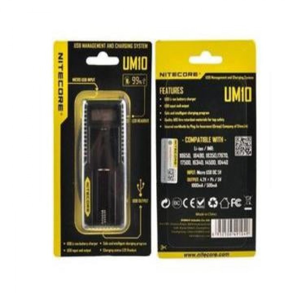 Nitecore UM10 Digital Smart Charger