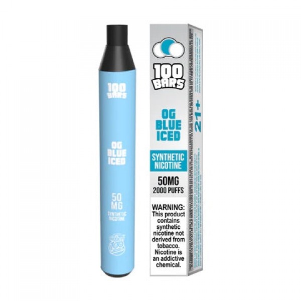 Keep It 100 Bars Disposable - OG Blue Iced - 2000 ...