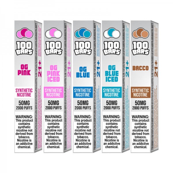 Keep It 100 Bars Disposable - Bacco - 2000 puffs [CLEARANCE]